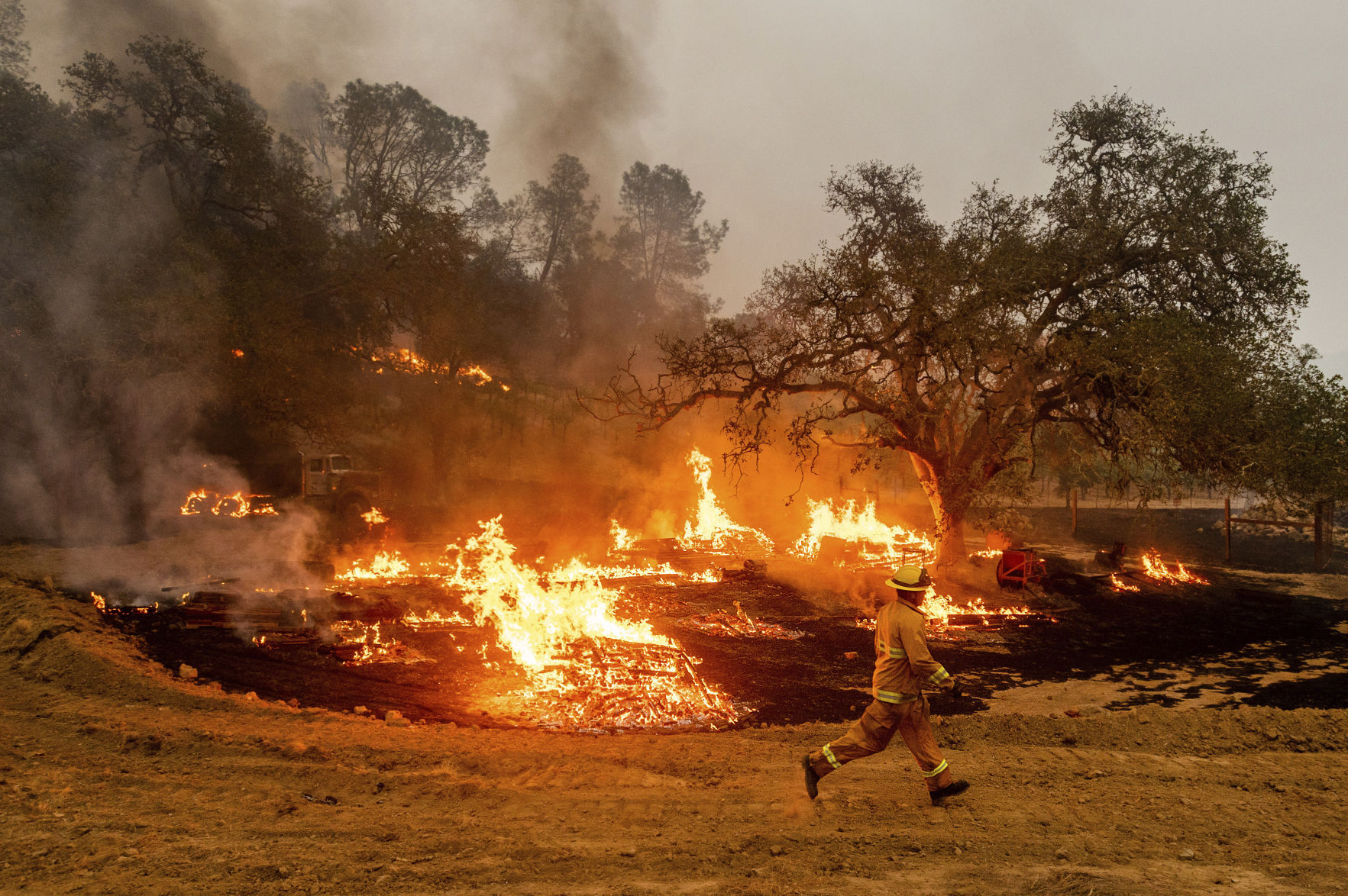 Glass Fire in Calistoga - containment